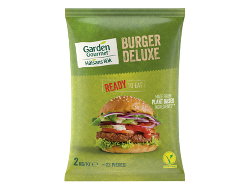 Burger De Luxe XL vegi 44 x 90 g 2x2kg Garden Gourmet