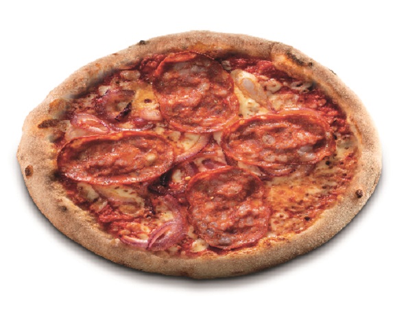 Pizza Vulcano salame piccante/chili 8x400g Margherita