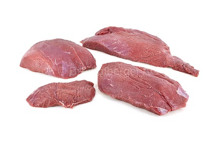 Viande de cerf pour escalope s/peau 0.8-1.2kg ca. 8 kg EU
