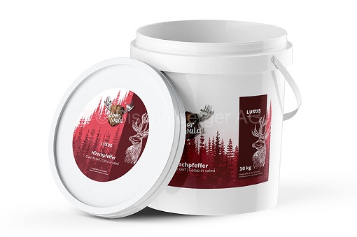 Hirschpfeffer Luxus Hals 10 kg Kessel EU 