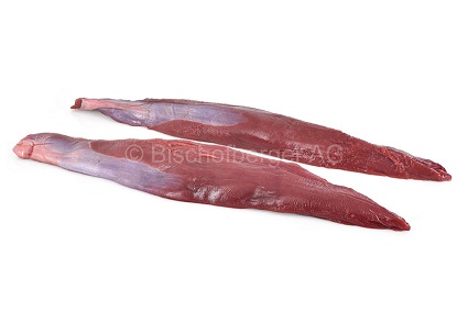 Filet de cerf avec peau ca 5 kg EU 200 - 600 g
