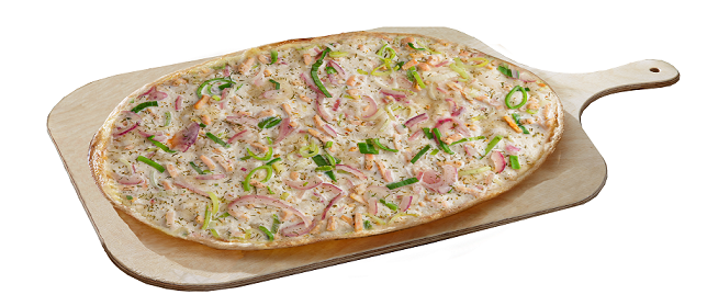 Flammkuchen Lachs&Shrimps 10x300g 29 x 35 cm