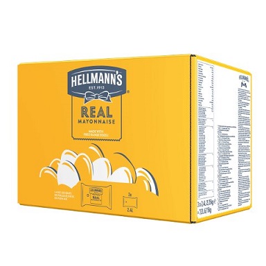 Hellmann's Real Mayonnaise 3x2.25kg 