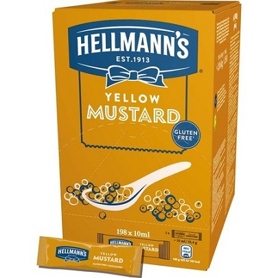 Hellmann's Senf Portionen à 198 x 10 ml 